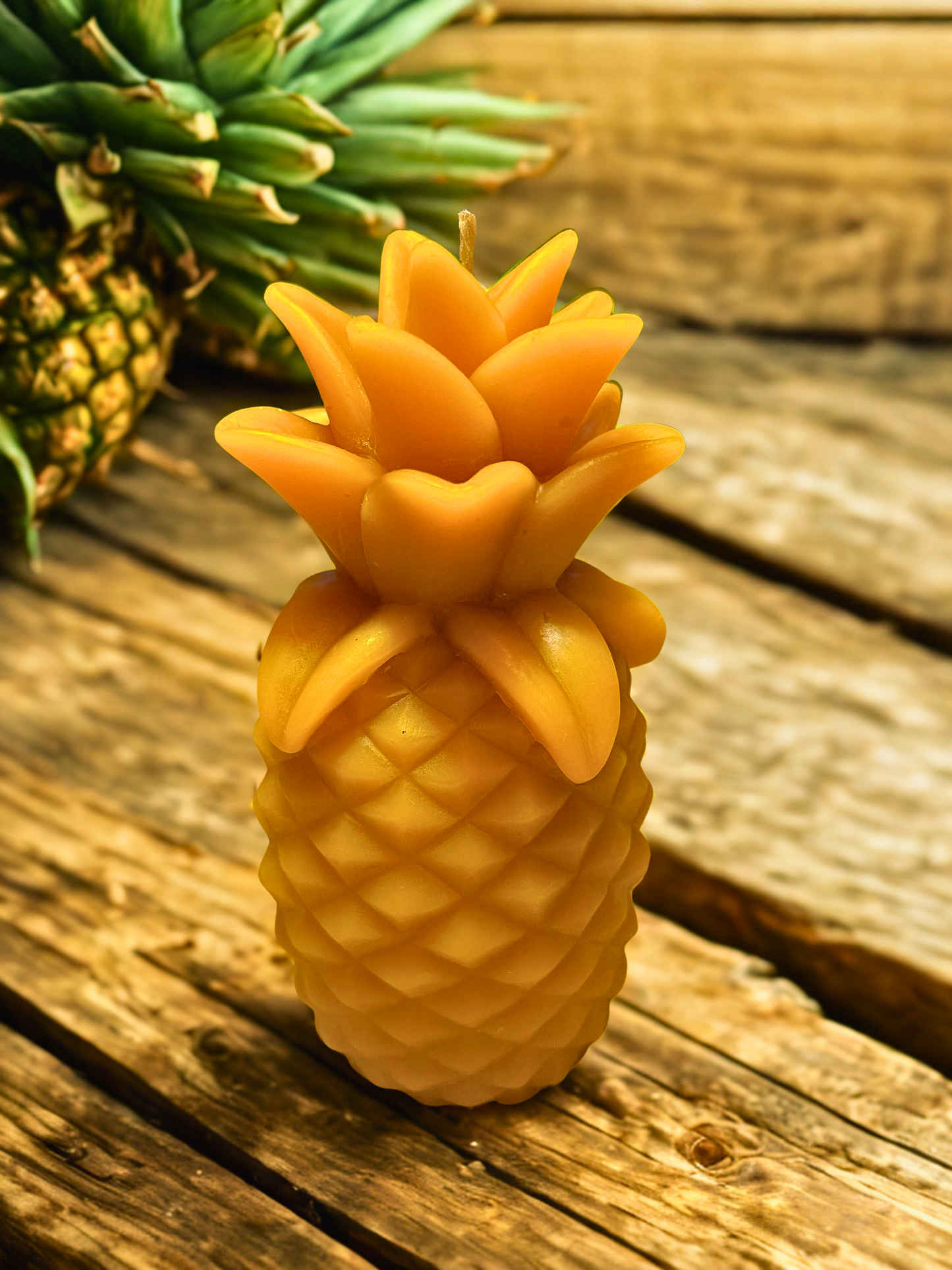 Pineapple Beeswax Candle
