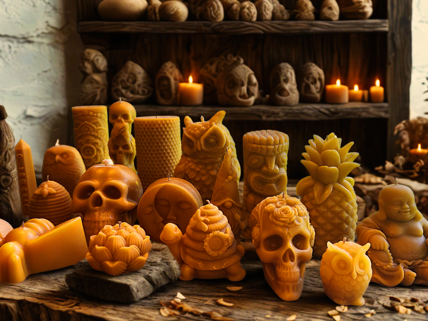 Pure Hawaiian Beeswax Candles