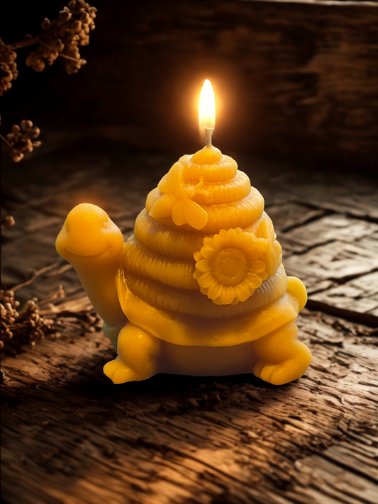 Happy Turtle Candle