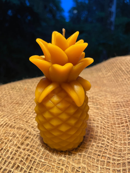 Pineapple Beeswax Candle