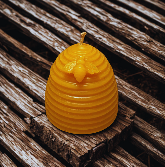 Beeswax Skep Candle
